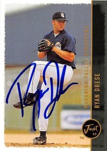 Dyan Drese autographed Baseball Card 1999 Just Minors Minor League Rookie #172