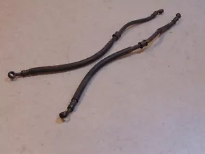 1984-86 HONDA CB700SC NIGHTHAWK S FRONT BRAKE HOSES 45124-MJ1-673 45125-MJ1-672 - Picture 1 of 1