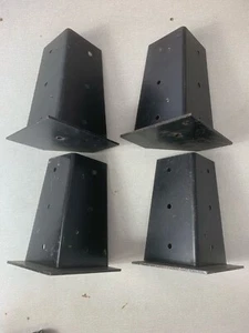 Concrete Mounting Post Brackets x 5 - Picture 1 of 16
