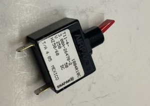Interruptor de circuito magnético de palanca SNAPAK T11-4-3.00A-26478-2 3A 250V (montaje en panel) - Imagen 1 de 6
