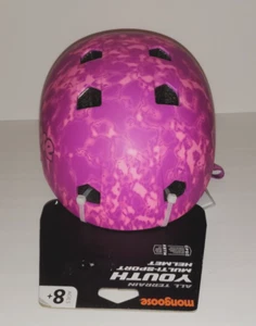 Girls Mongoose Youth All Terrain Multi-Sport Helmet Pink & Purple Ages 8+ NEW - Picture 1 of 5