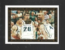 2008-09 Topps T-51 Murad checklist #17 Utah Jazz (Deron Williams, Carlos Boozer)