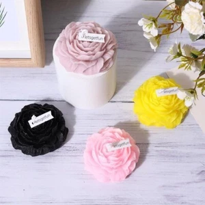 3D Large Peony Flower Silicone Mold - DIY Candle, Soap, and Chocolate Mold - Picture 1 of 7