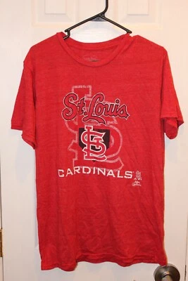 Camiseta roja St. Louis Cardinals Majestic Threads desgastada - adulto XL Foto 1 de 2