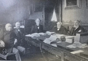 1896 Vintage Magazine Illustration Venezuela Commission - Picture 1 of 2