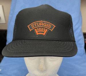 Gorra de béisbol Sturgis 2003 negra sombrero motocicleta motociclista - Imagen 1 de 5