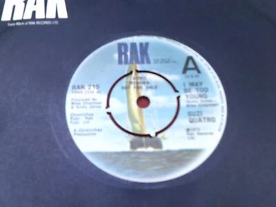 SUZI QUATRO I may be too young 7" Promo Demo 1970s POP Glam Rock Foto 1 de 2