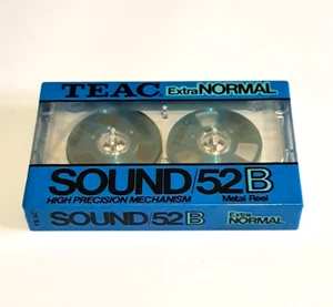 TEAC Sound 52 Blue R2R Normal Position Type I Blank Audio Cassette Japan 1984 - Picture 1 of 4