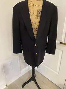 Vintage John Alexander Blazer Jacket Men's Navy Blue chest size 42. Gold buttons - Picture 1 of 9