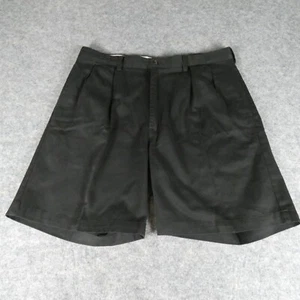 Polo Ralph Lauren Golf Shorts Men 38 Black 100% Cotton Classic Fit Pleated Front - Picture 1 of 12