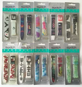 SWATCH BAND RIEME - VINTAGE GENT MODELLE 90ER 17 MM - BLISTERPAKET #005 - Bild 1 von 21