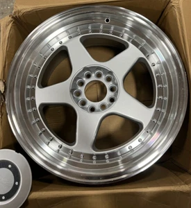 (QTY 1) OZ Racing JA595 Wheel Rim 18x9.5 10x112/114.3/120 20mm  - Picture 1 of 5
