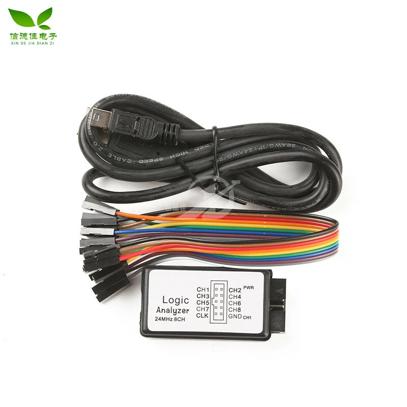 1PC USB logic analyzer MCU ARM FPGA debugging tool 24M sampling 8 channels - Bild 1 von 3
