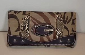 Cartera de tela y cuero sintético Guess Chequera - Imagen 1 de 3