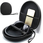 Earphone Case Headset Hard Carrying Box Headphone Storage Bag Universal Black AU