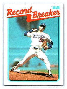 1989 Topps #5 Orel Hershiser   Baseball  Los Angeles Dodgers
