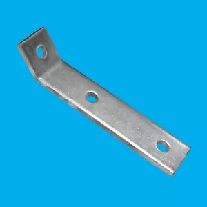 10x 60mm x 15mm, 130 Grados Ángulo Asimétrico Acero Esquina Tirantes, 3 Agujero - Imagen 1 de 3