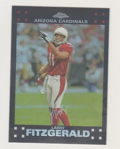 2007 Topps Chrome SILVER REFRACTOR PARALLEL #TC20 LARRY FITZGERALD Cardinals - Picture 1 of 2