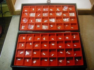 Neu ~ 64 Stck. Mix Marke ~ Glas Uhr Kristall Lot ~ Foto ansehen F Form & Größe #NC 3 - Bild 1 von 12