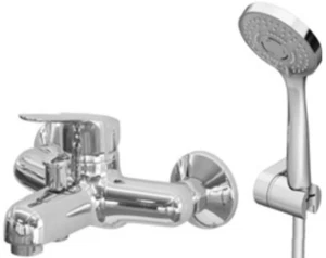 Miscelatore vasca a parete monocomando esterno con doccia Gattoni H2OMIX4000 - Imagen 1 de 3