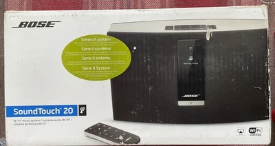 Bose SoundTouch 20 Series II Sistema musicale altoparlante wireless Wi-Fi. Sigillato. Nuovo. - Immagine 1 di 4