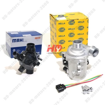 Bomba de agua con termostato y perno para BMW 128i 325i 328i 530i 528i X3 11517586925 Foto 1 de 4