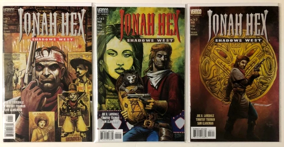 JONAH HEX: SHADOWS WEST (1999) #1-3 LOTE JUEGO COMPLETO CARRERA COMPLETA DC VERTIGO TRUMAN Foto 1 de 1
