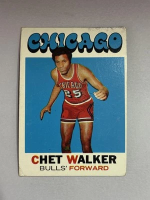 Chet Walker 1971-72 Topps Chicago Bulls #66 AS IS O414 - Image 1 of 2