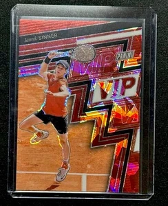 2025 Panini National VIP Gold Pack Jannik Sinner Red Ice Prizm #JS /99 - Picture 1 of 2