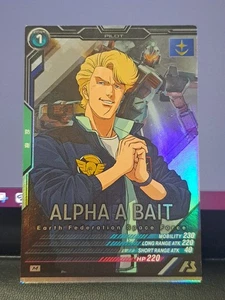 ALPHA A BAIT FQ01-040 M Gundam Arsenal Base Card Foil Master - Imagen 1 de 1