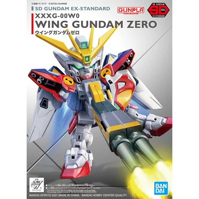 SD Gundam EX-Standard XXXG-00W0 Wing Gundam Zero Bandai - Image 1 of 4