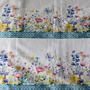 Butterfly Fantasy Running Stripe Print Cotton Shirting/Quilting by Jason Yenter - Picture 1 of 4