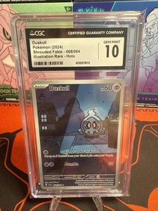 Duskull 068/064 Sv: Shrouded Fable Holo CGC 10 - Picture 1 of 2