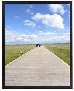 18x24 Poster Frame Black, Display Posters 18x24 Wooden Picture Frames, Wall G... - Picture 1 of 9