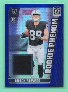 2024 Panini Donruss Optic Brock Bowers #RPB-BBS Blue Hyper Rookie Phenom RC READ - Bild 1 von 3