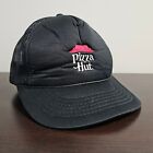 Vintage Pizza Hut Hat Adult Black Foam Rope Employee Uniform 80s 90s Restaurant