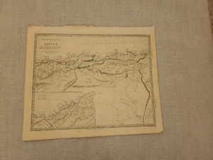 Large 1846 Map of North Africa / Algeria from Charles Knight and Co atlas.  - Picture 1 of 9