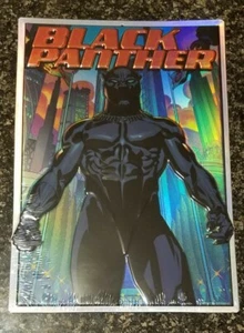 Marvel Comics Black Panther 9x13 Metal Tin Sign Garage ManCave NEW SEALED - Picture 1 of 1