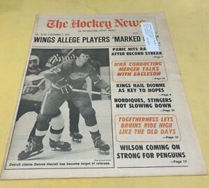 December 3, 1976 The Hockey News Weekly---Dennis Hextall   Very Good
