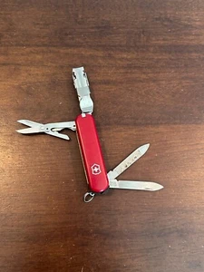Victorinox Swiss Army Nailclip Nail Clipper 8 Tools 65mm | Red V054 - Picture 1 of 8