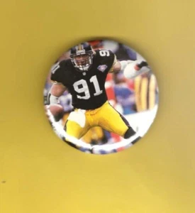 Kevin Greene Pittsburgh Steelers 2" NFL Football Pin Back Button - Picture 1 of 2