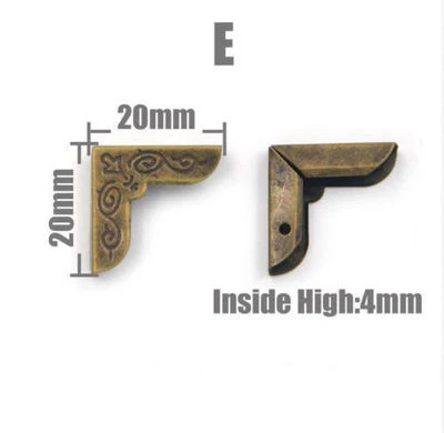 Protectores de esquina de libro álbumes de recortes carpeta de metal 25 piezas E Foto 1 de 4