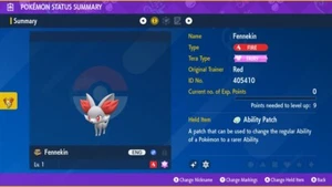  6 IVs Shiny Battle Ready Fennekin | Pokemon Scarlet & Violet | 100% Legit - Picture 1 of 5