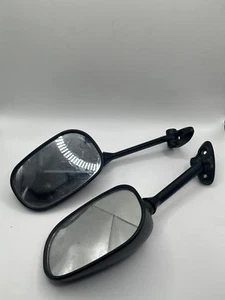 2004-2009 SUZUKI GS500F REAR VIEW MIRROR SET PAIR MIRRORS 56500-01DA0 56600-01DA - Picture 1 of 2