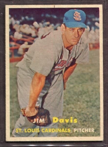 1957 Topps Set-Break #273 Jim Davis EX-EXMINT *JAYSACE* - Picture 1 of 2