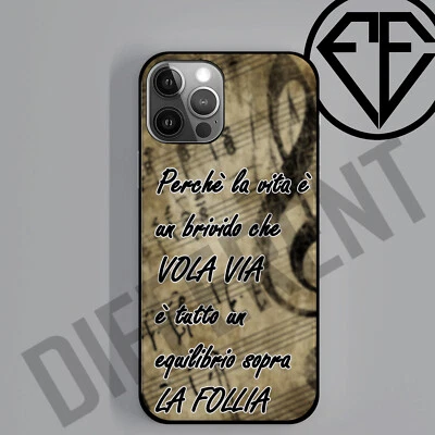 BEEDIFFERENT Cover per cellulare Vasco Rossi senza parole, Custodia canzone Sally la vita è