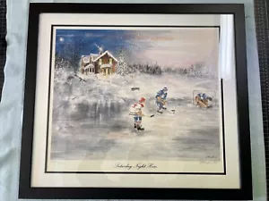Signed PHPA LE Steven Houston, Saturday Night Hero, Framed 26.5” x 23.5” #HA - Picture 1 of 16
