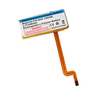iPod 6e génération batterie de remplacement épaisse classique 850 mAh 616-0232 160 Go - Photo 1 sur 1