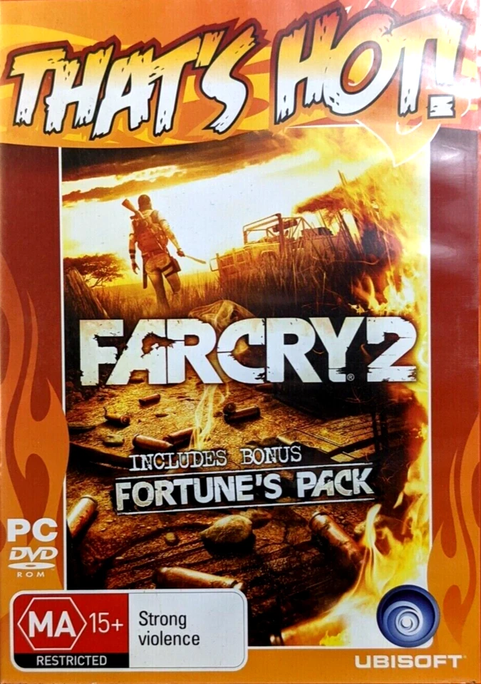 Far Cry 2 Fortunes Pack PC Windows XP/Vista/7, 2008 (DVD-ROM) Ubisoft NEW SEALED - Image 1 of 1