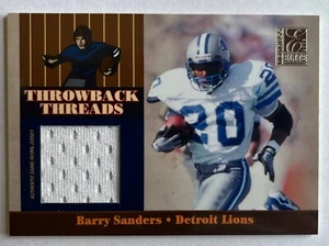 Card -Barry Sanders Lions 2006 Donruss Throwback Threads-#225 of 249 made  #TT-6 - Picture 1 of 4